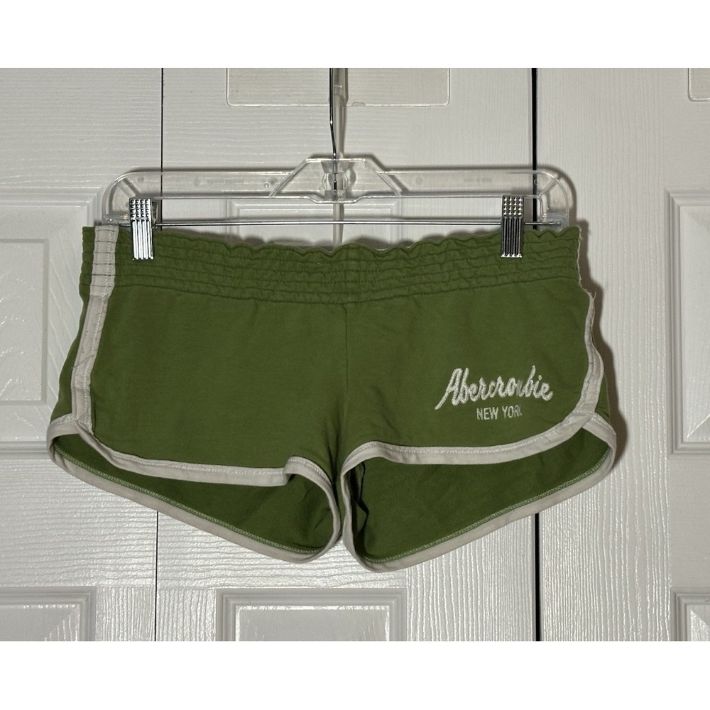 Abercrombie & Fitch Vintage Y2K Green Sweat Shorts XL